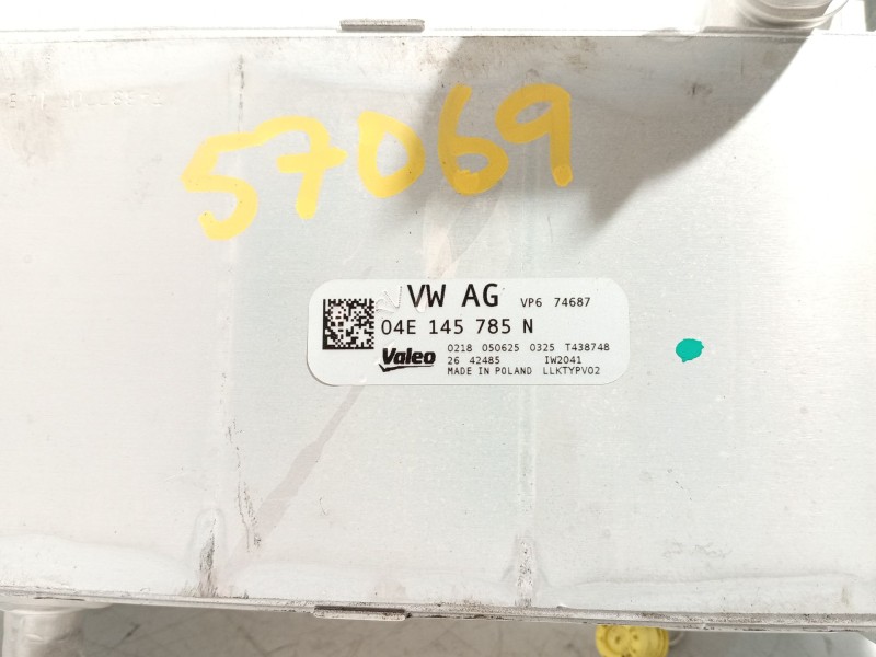 Recambio de intercooler para cupra leon sportstourer (kl8, ku8, kud) 1.5 etsi referencia OEM IAM 4E145785P 04E145785N 