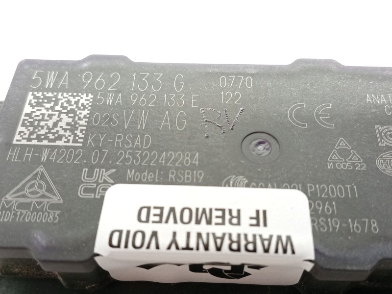 Recambio de modulo electronico para cupra leon sportstourer (kl8, ku8, kud) 1.5 etsi referencia OEM IAM 5WA962133G  