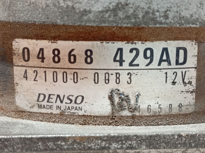 Recambio de alternador para chrysler voyager iv (rg, rs) 2.8 crd referencia OEM IAM 04868429AD 4868429AD 4210000083