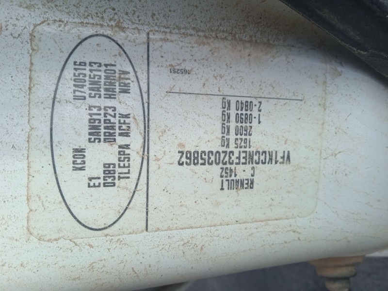 renault kangoo (kc0/1_) del año 2004