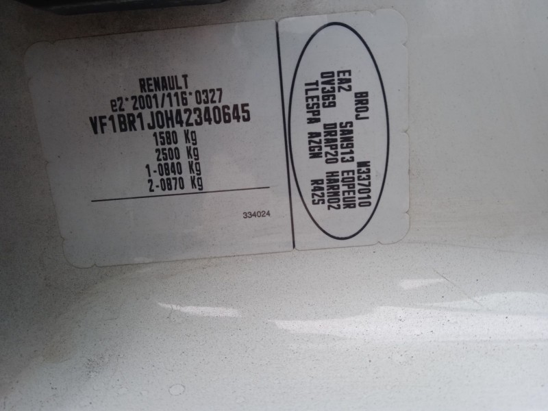 renault clio iii (br0/1, cr0/1) del año 2010