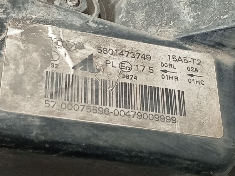 Recambio de faro derecho para iveco daily vi furgoneta 33s13, 35s13, 35c13 referencia OEM IAM 5801473749  