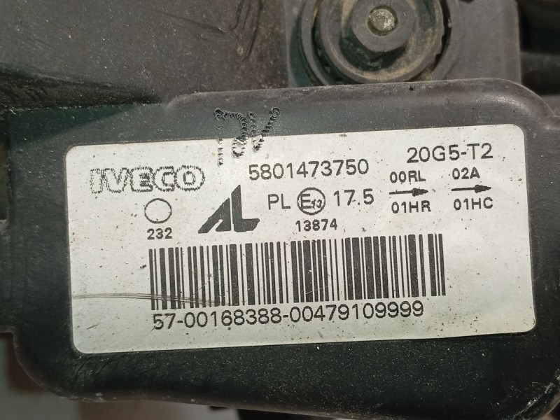 Recambio de faro izquierdo para iveco daily vi furgoneta 33s15, 35s15, 35c15 referencia OEM IAM 5801473750  