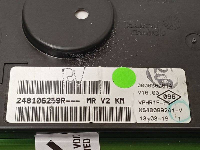 Recambio de cuadro instrumentos para dacia sandero ii (b8_) 1.5 dci referencia OEM IAM 248106259R  NS40089241