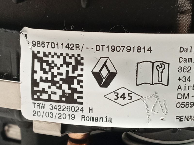 Recambio de airbag delantero izquierdo para dacia sandero ii (b8_) 1.5 dci referencia OEM IAM 985701142R  