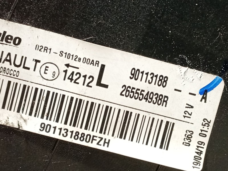 Recambio de piloto trasero izquierdo para dacia sandero ii (b8_) 1.5 dci referencia OEM IAM 265554938R  90113188