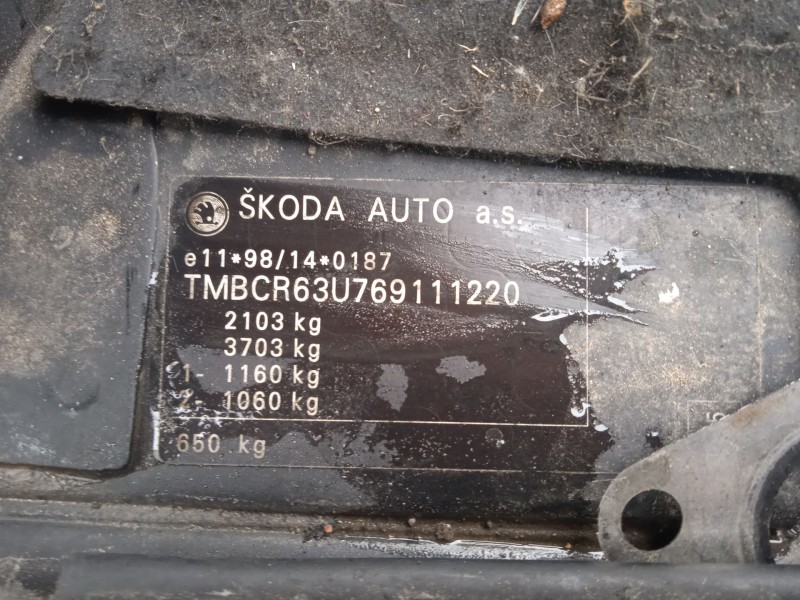 skoda superb i (3u4) del año 2006