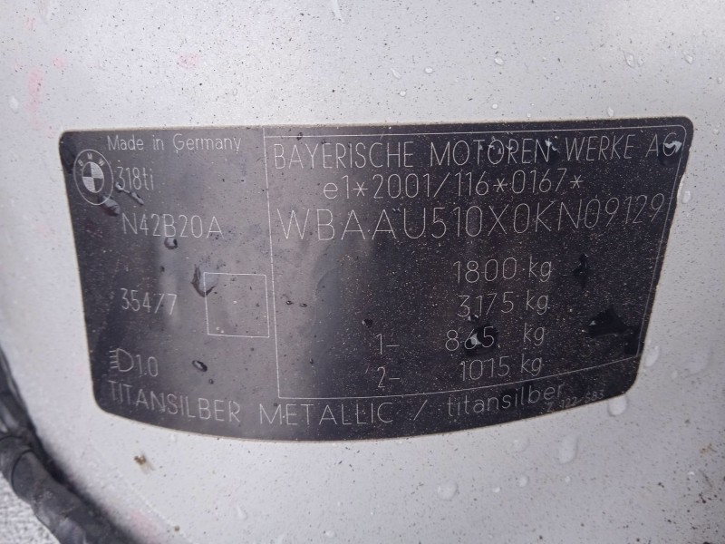 bmw 3 compact (e46) del año 2004