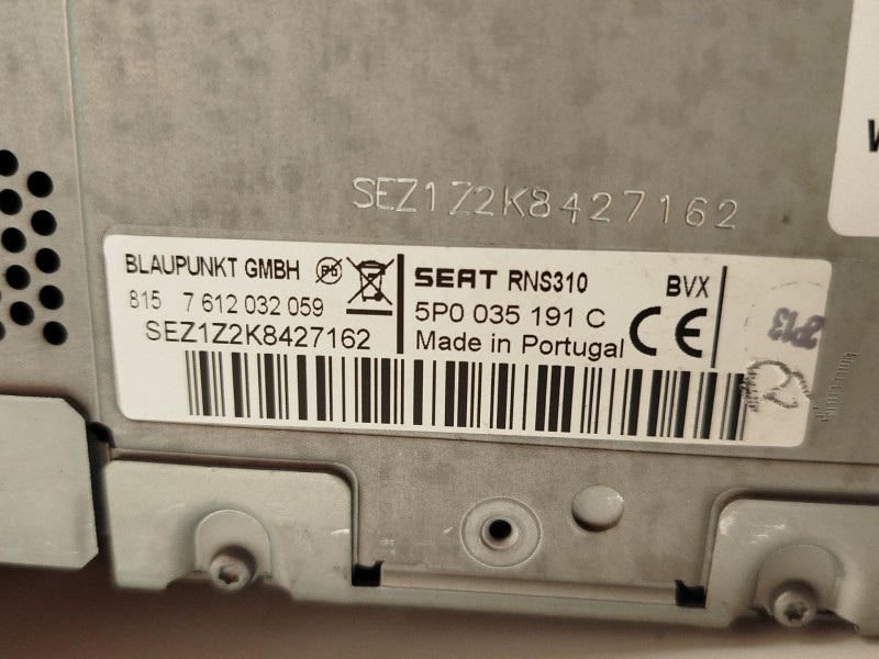 Recambio de sistema navegacion gps para seat altea xl (5p5, 5p8) 1.6 tdi referencia OEM IAM 5P0035191C  7612032059