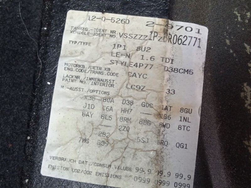 seat leon (1p1) del año 2011