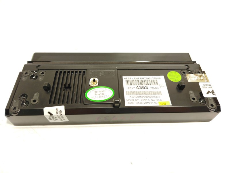 Recambio de pantalla multifuncion para peugeot 508 i (8d_) 2.0 bluehdi 150 referencia OEM IAM 9817435380  