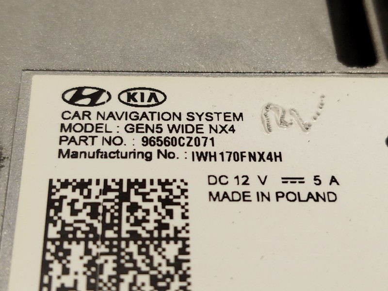 Recambio de sistema navegacion gps para hyundai tucson (nx4e, nx4a) 1.6 t-gdi hybrid referencia OEM IAM 96560CZ071  