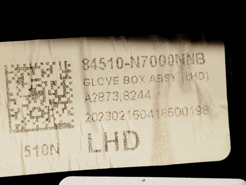 Recambio de guantera para hyundai tucson (nx4e, nx4a) 1.6 t-gdi hybrid referencia OEM IAM 84510N7000 84510N7000NNB 