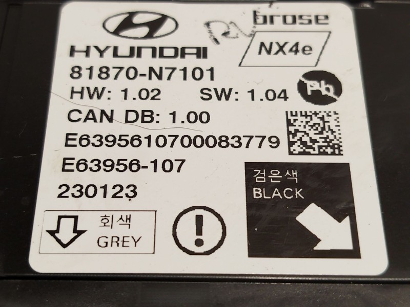 Recambio de modulo electronico para hyundai tucson (nx4e, nx4a) 1.6 t-gdi hybrid referencia OEM IAM 81870N7101  