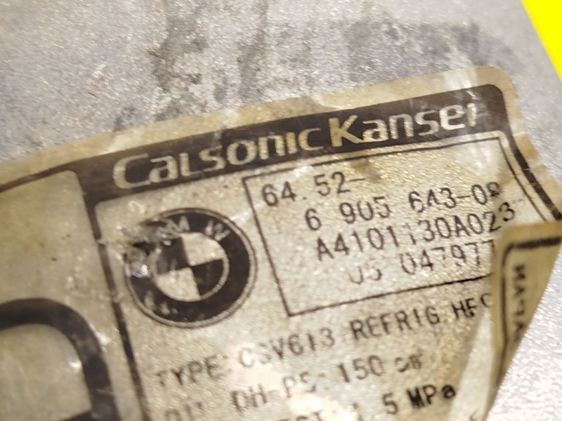 Recambio de compresor aire acondicionado para bmw x3 (e83) 2.0 d referencia OEM IAM 64526905643  