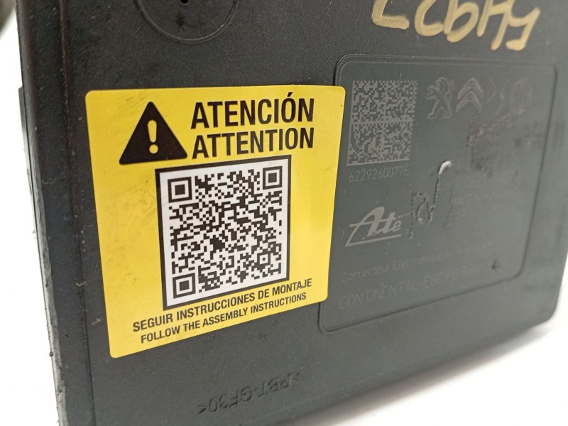 Recambio de abs para opel mokka 1.5 (76) referencia OEM IAM 9846124980 10022025244 10091739513