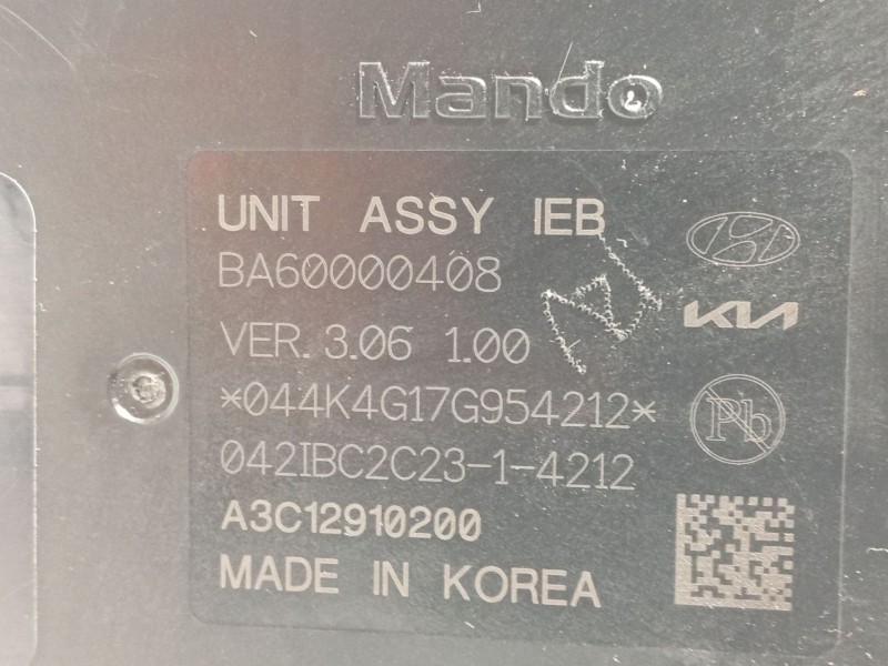 Recambio de abs para kia niro ii (sg2) 1.6 gdi hybrid referencia OEM IAM 58500AT080 BA60000408 BA10000408