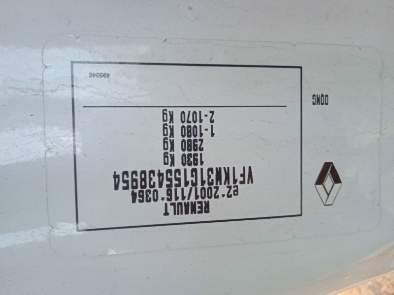 renault kangoo / grand kangoo ii (kw0/1_) del año 2016