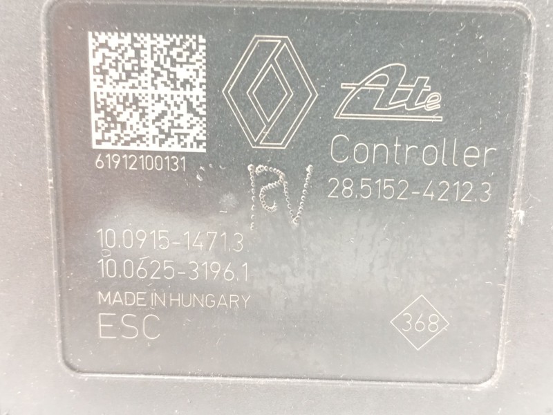 Recambio de abs para dacia dokker stepway referencia OEM IAM 476600078R 28515242123 10022006554