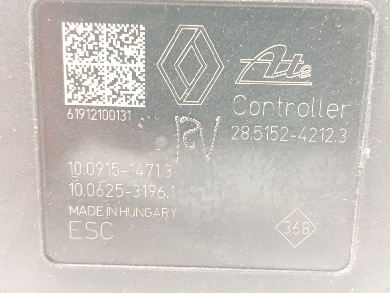 Recambio de abs para dacia dokker stepway referencia OEM IAM 476600078R 28515242123 10022006554