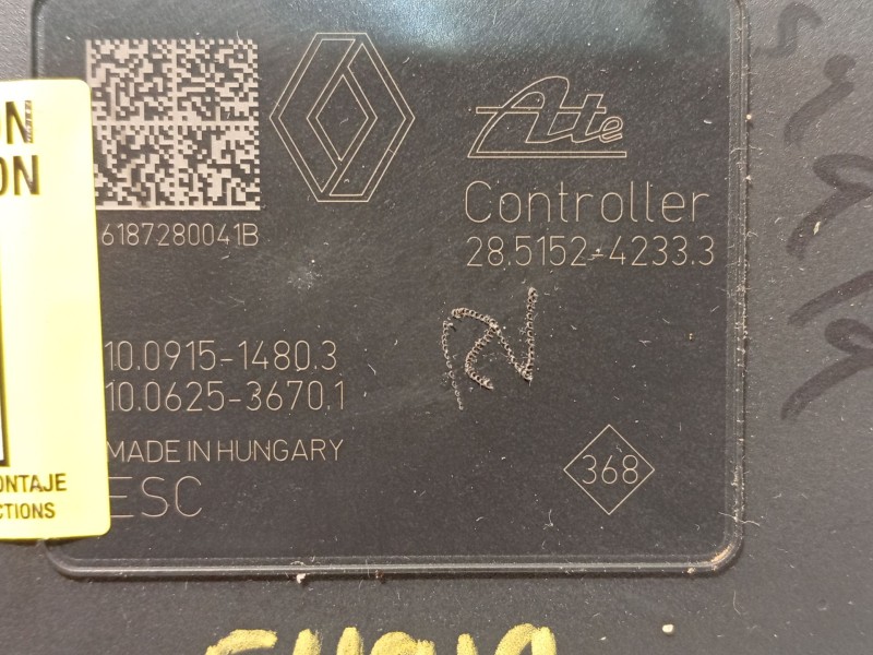 Recambio de abs para renault megane iv berlina 5p life referencia OEM IAM 476607355R 28515242333 10022010264