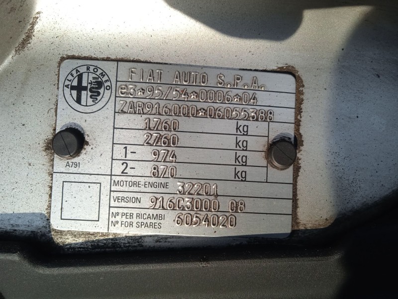 alfa romeo gtv (916_) del año 1999