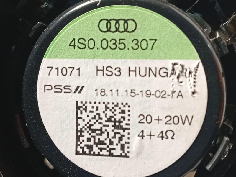 Recambio de altavoz para audi r8 (4s3, 4sp) 5.2 fsi quattro referencia OEM IAM 4S0035307  