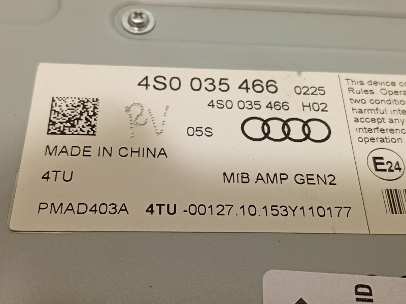 Recambio de modulo electronico para audi r8 (4s3, 4sp) 5.2 fsi quattro referencia OEM IAM 4S0035466  