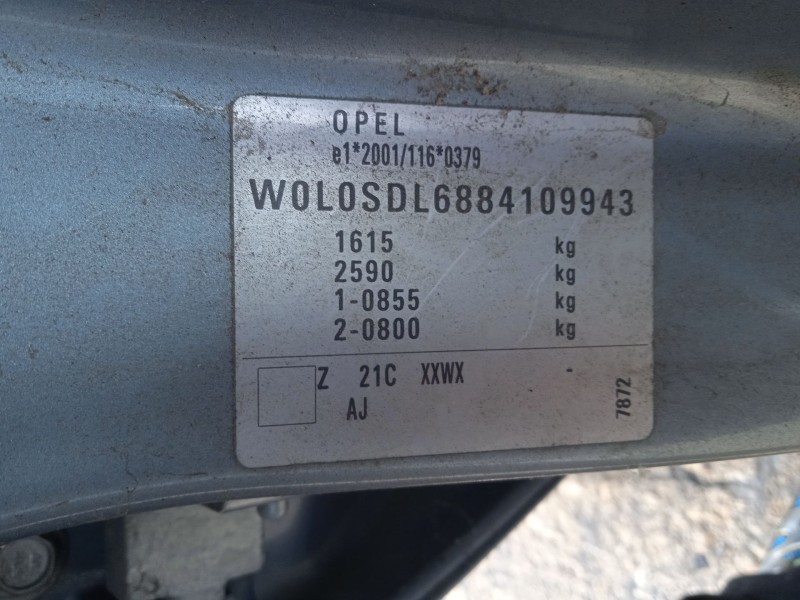 opel corsa d (s07) del año 2007