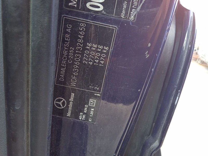 mercedes-benz vito / mixto furgoneta (w639) del año 2006