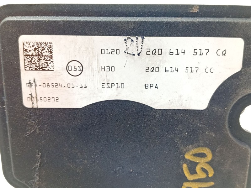 Recambio de abs para volkswagen t-cross (c11, d31) 1.0 tsi referencia OEM IAM 2Q0614517CQ 0265310430 