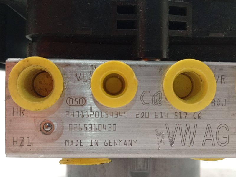 Recambio de abs para volkswagen t-cross (c11, d31) 1.0 tsi referencia OEM IAM 2Q0614517CQ 0265310430 