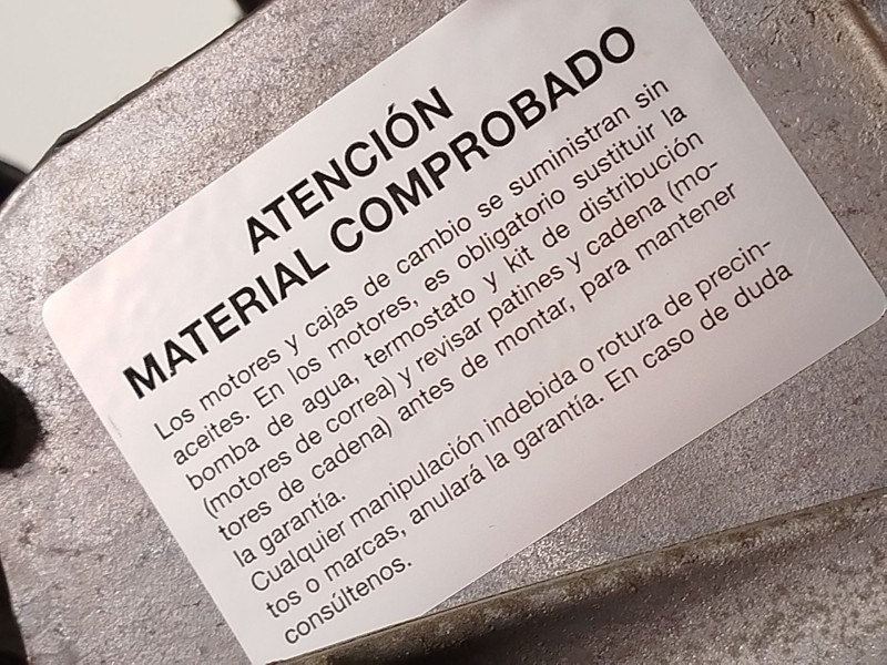 Recambio de motor completo para nissan micra iii (k12) 1.2 16v referencia OEM IAM CR12  