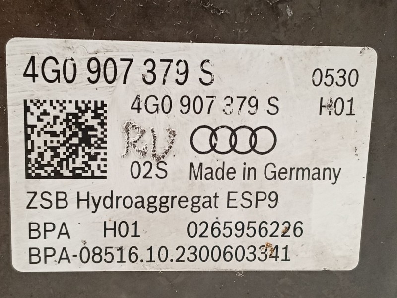 Recambio de abs para audi a6 c7 (4g2, 4gc) 2.0 tdi referencia OEM IAM 4G0614517AK 4G0907379S 269776