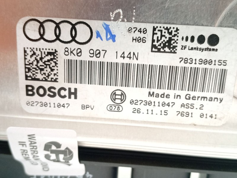 Recambio de modulo electronico para audi r8 (4s3, 4sp) 5.2 fsi quattro referencia OEM IAM 8K0907144N  0273011047