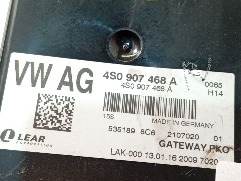 Recambio de modulo electronico para audi r8 (4s3, 4sp) 5.2 fsi quattro referencia OEM IAM 4S0907468A  