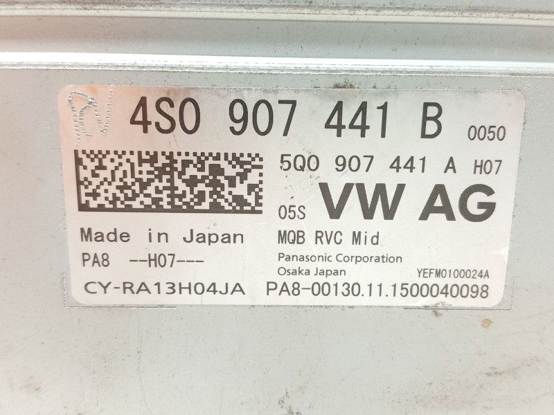 Recambio de modulo electronico para audi r8 (4s3, 4sp) 5.2 fsi quattro referencia OEM IAM 4S0907441B 5Q0907441A 