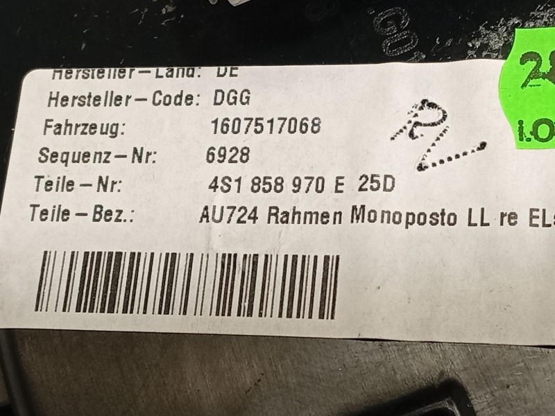 Recambio de embellecedor para audi r8 (4s3, 4sp) 5.2 fsi quattro referencia OEM IAM 4S1858970E25D  