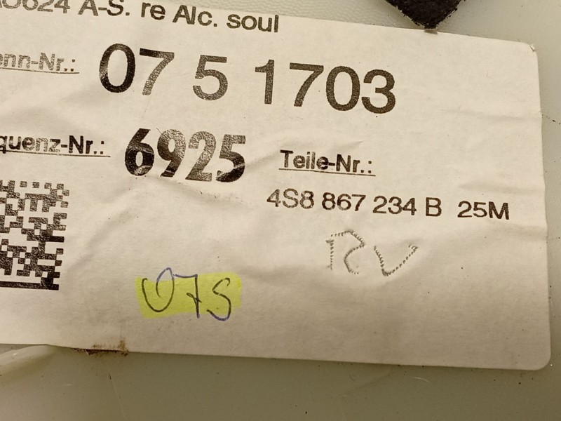 Recambio de moldura para audi r8 (4s3, 4sp) 5.2 fsi quattro referencia OEM IAM 4S8867234B25M  