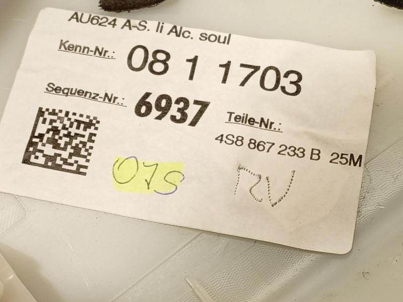 Recambio de moldura para audi r8 (4s3, 4sp) 5.2 fsi quattro referencia OEM IAM 4S8867233B25M  