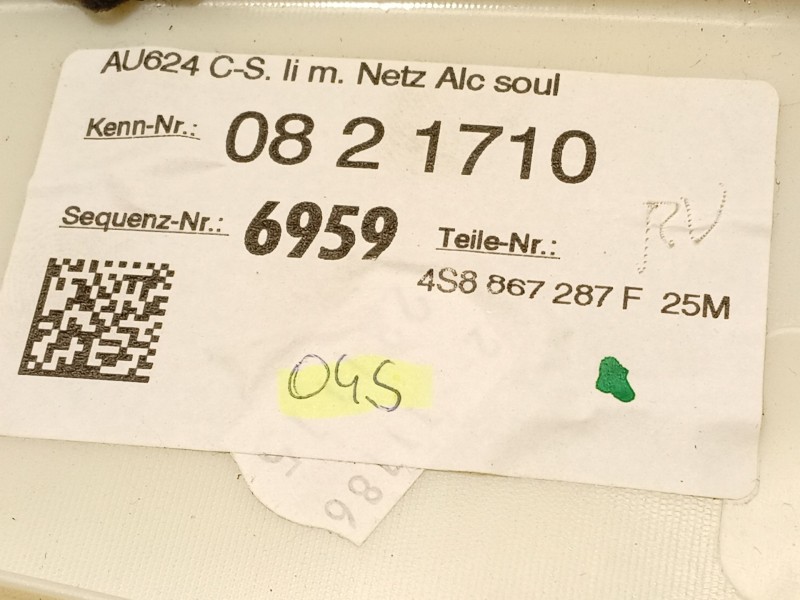 Recambio de moldura para audi r8 (4s3, 4sp) 5.2 fsi quattro referencia OEM IAM 4S8867287F25M 4S8867287D25M 