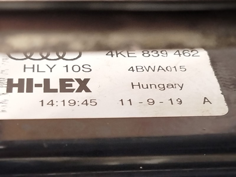 Recambio de elevalunas trasero derecho para audi e-tron (gen) 50 quattro referencia OEM IAM 4KE839462 4K0959801 