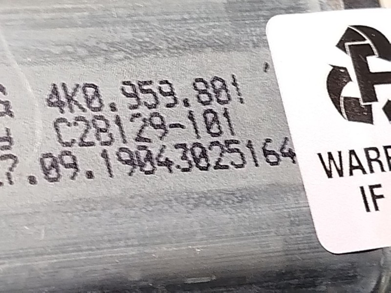 Recambio de elevalunas trasero derecho para audi e-tron (gen) 50 quattro referencia OEM IAM 4KE839462 4K0959801 