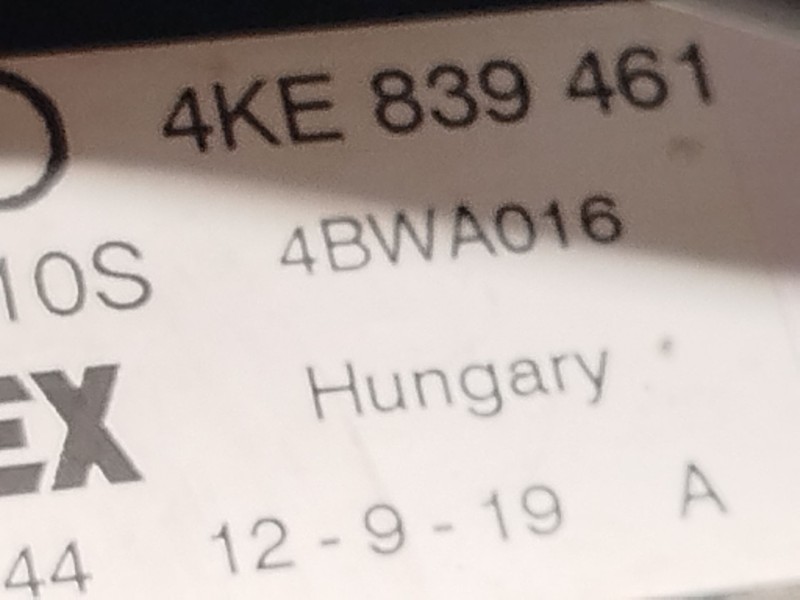Recambio de elevalunas trasero izquierdo para audi e-tron (gen) 50 quattro referencia OEM IAM 4KE839461  