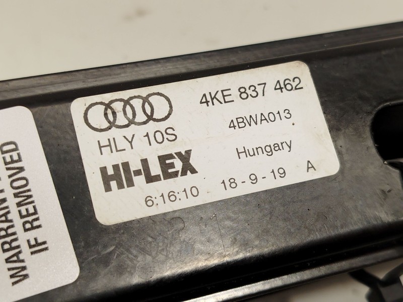 Recambio de elevalunas delantero derecho para audi e-tron (gen) 50 quattro referencia OEM IAM 4KE837462 4K0959802 