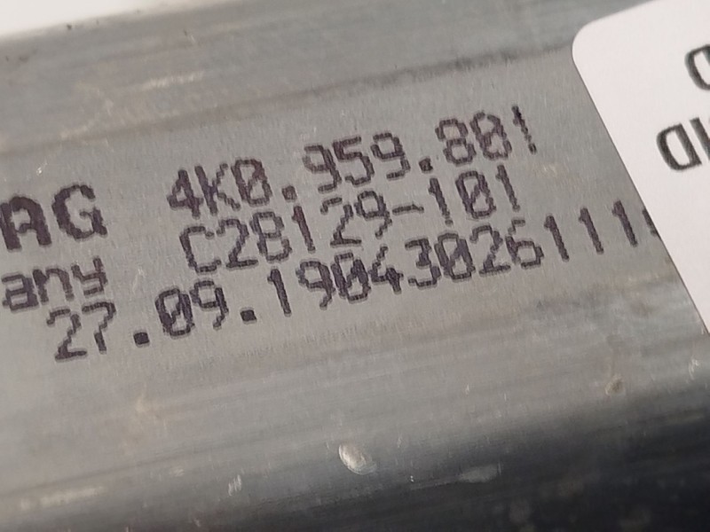 Recambio de elevalunas delantero izquierdo para audi e-tron (gen) 50 quattro referencia OEM IAM 4KE837461 4K0959801 