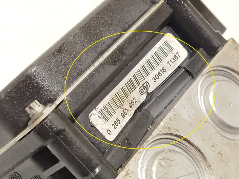 Recambio de abs para citroën berlingo cuadro mixto l referencia OEM IAM 9674663580 0265951952 0265252222