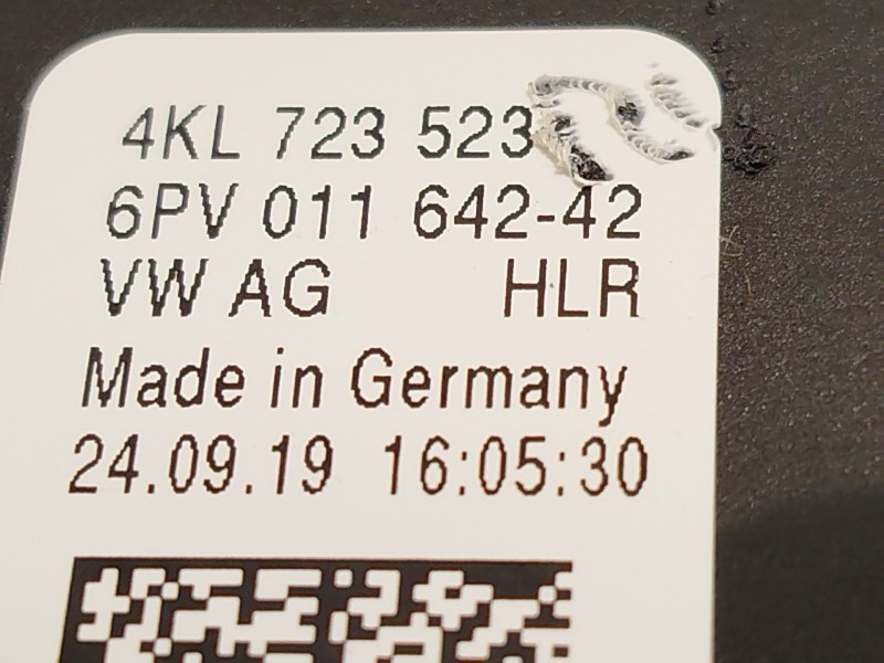 Recambio de potenciometro pedal para audi e-tron (gen) 50 quattro referencia OEM IAM 4KL723523  6PV01164242