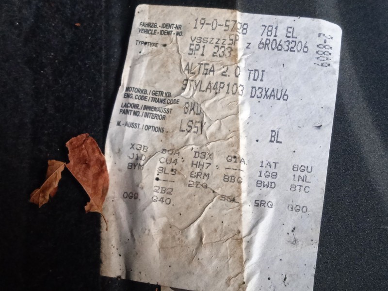 seat altea (5p1) del año 2006