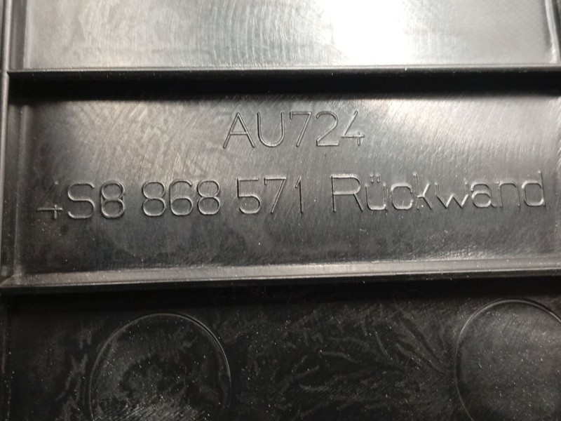 Recambio de tapizado maletero para audi r8 (4s3, 4sp) 5.2 fsi quattro referencia OEM IAM 4S8868571 4S8868571QA5 